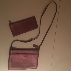 Coach Crossbody Bag With Matching Wallet Insert
